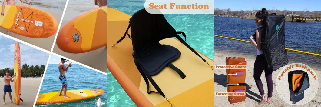 Drop Stitch Double Layer Inflatable Stand up 10′6′′ Sup All Round Paddle Board for Whole Year Surfing