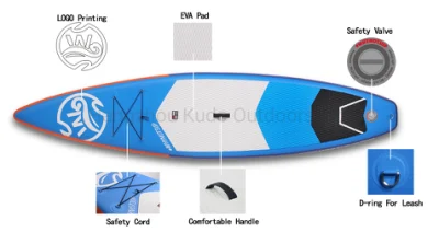 Tavola Sup Gonfiabile Tavola da surf lunga Sup antiscivolo