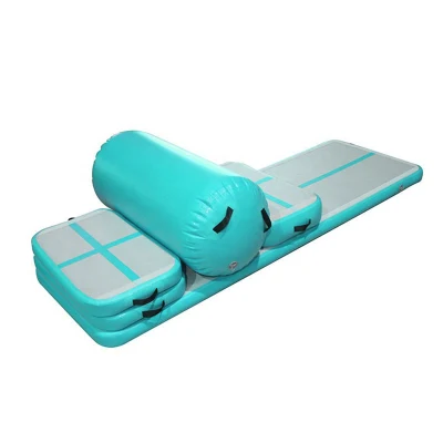 Tappetino gonfiabile per ginnastica a rulli gonfiabile con cuscino d'aria da pavimento gonfiabile personalizzato in carbonio