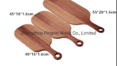 Tagliere per formaggi in legno di bambù a forma di pagaia da cucina personalizzata