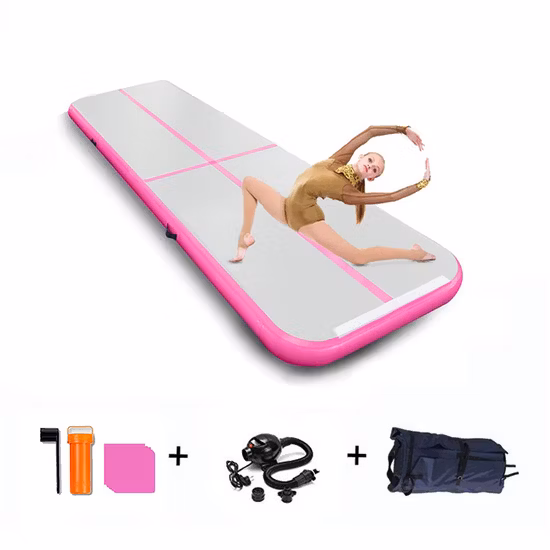 Materassino gonfiabile per ginnastica per pista d'aria per fitness al coperto Materassino per allenamento domestico Tumbling Tappetino per palestra domestica 3m 4m Airtrack